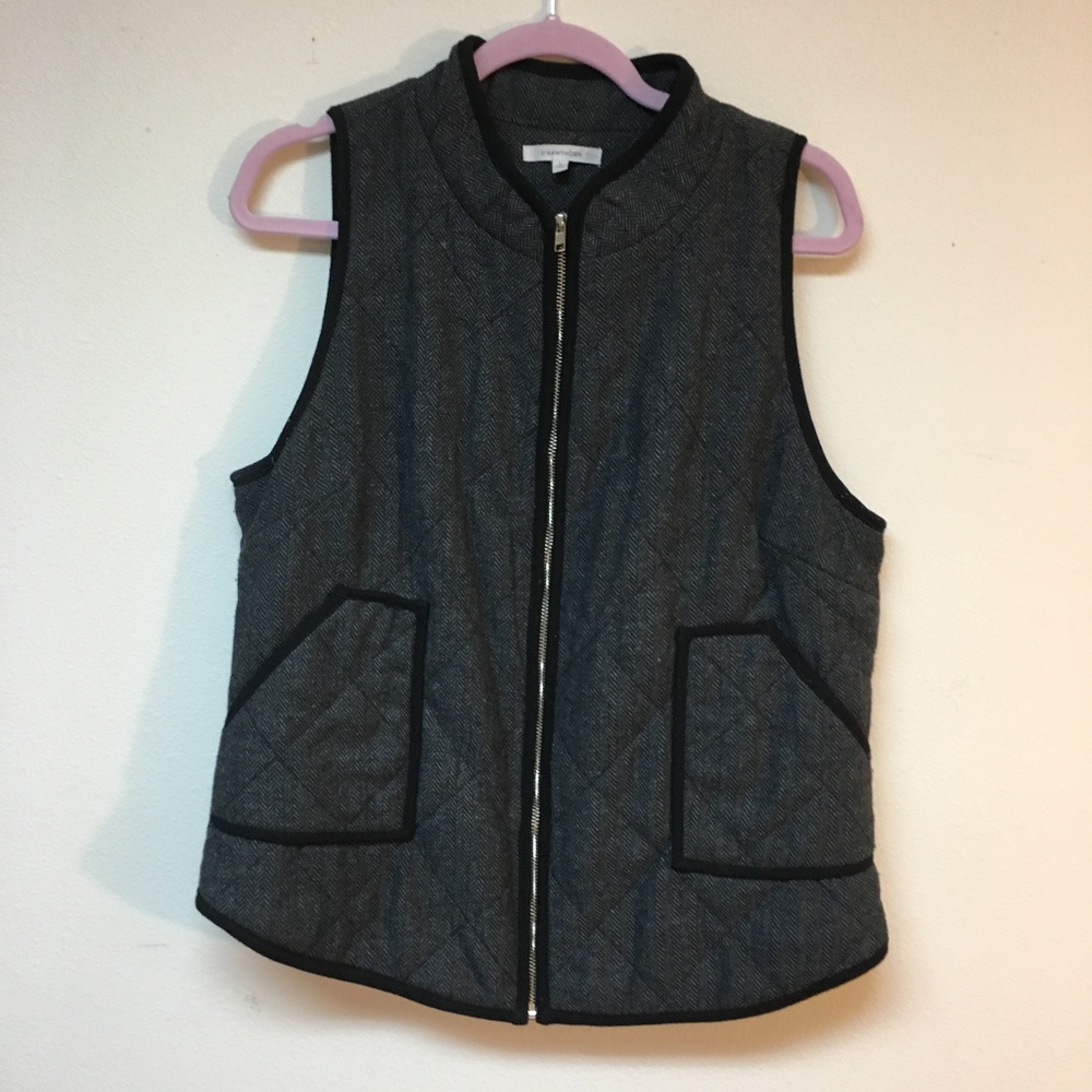 Stitch Fix 41 Hawthorn Herringbone Vest Quilted